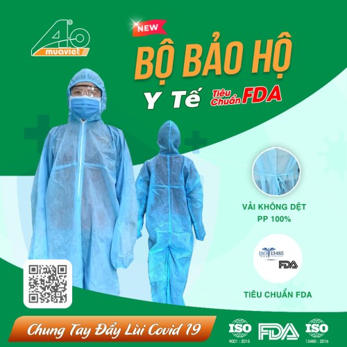 Bộ bảo hộ y tế - Bảo Hộ Y Tế áo Mưa Việt - Công Ty TNHH Sản Xuất Thương Mại áo Mưa Việt